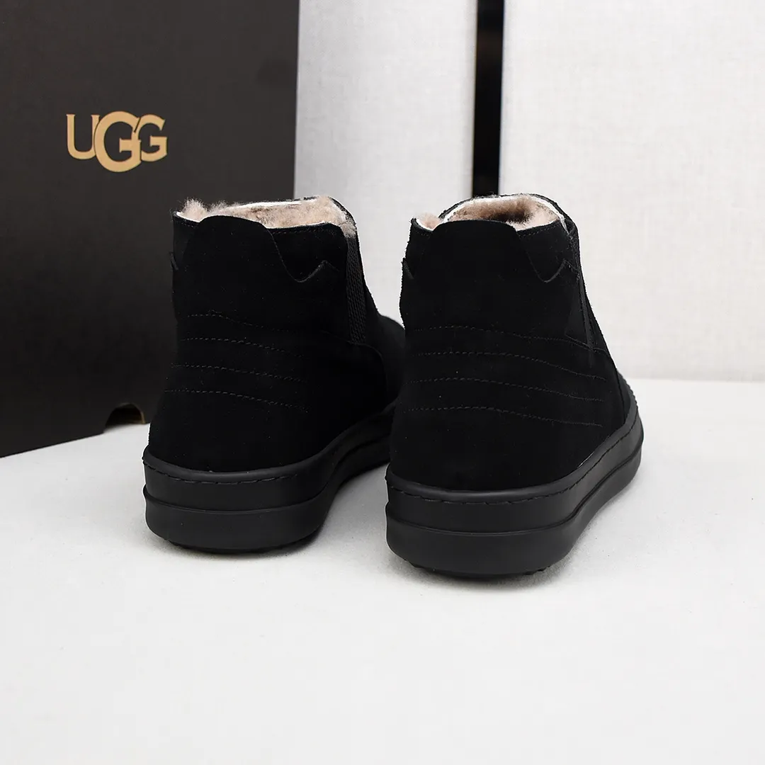 PP520👟👟👟【ugg】The upper is made of waterproof nubuck, real wool lining, and non-slip rubber sole. Warm and comfortable, a must-have in winter! Men's size 38-44 (custom-made size 45 is non-refundable).